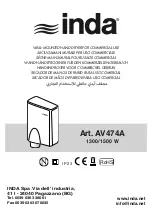 Предварительный просмотр 1 страницы INDA AV474A Manual