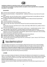 Предварительный просмотр 8 страницы INDA SP001 Series Instructions Manual