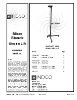 INDCO PSE84-BP Owner'S Manual preview