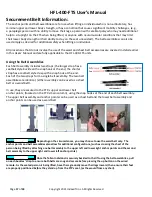 Preview for 17 page of IndeeLift HFL-400-FTS User Manual