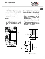 Preview for 3 page of Indel B BUILT-IN 24 HOMME CELLAR User Manual