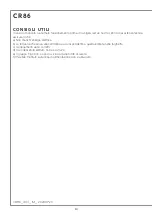 Preview for 10 page of Indel B CR86 Instructions For Use Manual