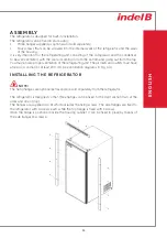 Preview for 13 page of Indel B CR86 Instructions For Use Manual