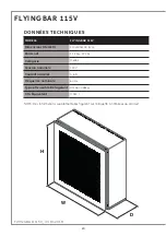 Предварительный просмотр 22 страницы Indel B FLYINGBAR 115V Instructions For Use Manual