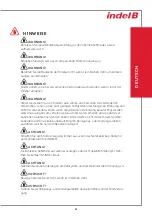 Preview for 83 page of Indel B FLYINGBAR Instructions For Use Manual