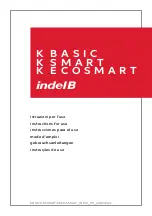 Indel B K BASIC Series Instructions For Use Manual предпросмотр