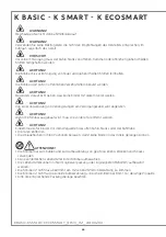 Preview for 70 page of Indel B K BASIC Series Instructions For Use Manual