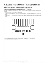 Preview for 74 page of Indel B K BASIC Series Instructions For Use Manual