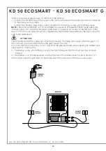 Preview for 42 page of Indel B KD 50 Instructions For Use Manual