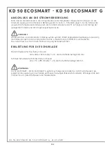 Preview for 104 page of Indel B KD 50 Instructions For Use Manual