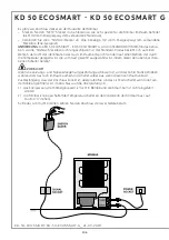 Preview for 108 page of Indel B KD 50 Instructions For Use Manual