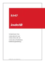 Preview for 1 page of Indel B RM7 Instructions For Use Manual