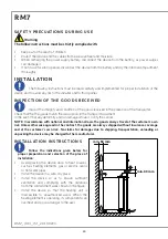 Preview for 26 page of Indel B RM7 Instructions For Use Manual