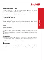 Preview for 37 page of Indel B SAFE 10 BOX Instructions For Use Manual