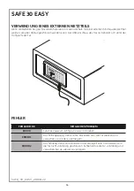 Preview for 36 page of Indel B SAFE 30 EASY User Instructions