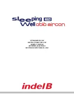 Indel B SLEEPING WELL OBLO AIRCON 1600 Instructions For Use Manual предпросмотр