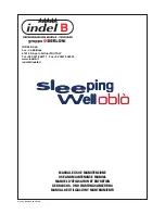 Indel B SLEEPING WELL OBLO Use And Maintenance Manual предпросмотр