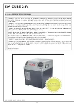 Preview for 64 page of Indel B SW CUBE 24V Instructions For Use Manual