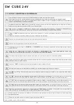 Preview for 82 page of Indel B SW CUBE 24V Instructions For Use Manual