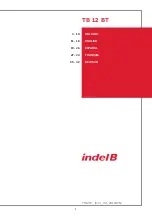 Предварительный просмотр 3 страницы Indel B TB 12 BT Instructions For Use Manual