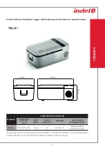 Предварительный просмотр 5 страницы Indel B TB 12 BT Instructions For Use Manual