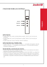 Предварительный просмотр 9 страницы Indel B TB 20 BT Instructions For Use Manual