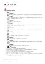 Preview for 4 page of Indel B TB 28 BT DT Instructions For Use Manual