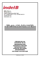 Indel B TB 30 AM DRAWER Instructions For Use Manual preview