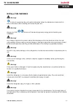 Preview for 31 page of Indel B TB 30 AM DRAWER Instructions For Use Manual