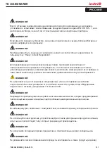 Preview for 151 page of Indel B TB 30 AM DRAWER Instructions For Use Manual