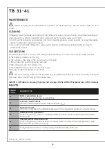 Preview for 18 page of Indel B TB 31 Instructions For Use Manual