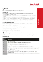 Preview for 39 page of Indel B TB 31 Instructions For Use Manual