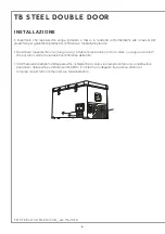 Preview for 8 page of Indel B TB118 DD Steel Instructions For Use Manual