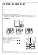 Preview for 28 page of Indel B TB118 DD Steel Instructions For Use Manual