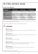 Preview for 50 page of Indel B TB118 DD Steel Instructions For Use Manual