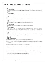 Preview for 66 page of Indel B TB118 DD Steel Instructions For Use Manual