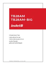 Preview for 1 page of Indel B TB28AM Instructions For Use Manual