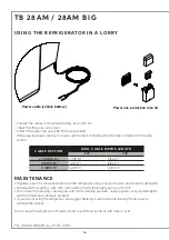 Preview for 18 page of Indel B TB28AM Instructions For Use Manual