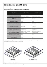 Preview for 30 page of Indel B TB28AM Instructions For Use Manual