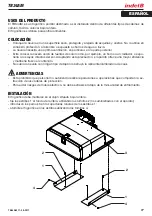 Предварительный просмотр 19 страницы Indel B TB34AM Instructions For Use Manual