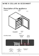 Preview for 24 page of Indel B WINE K CELLAR 36 ECOSMART Instructions For Use Manual