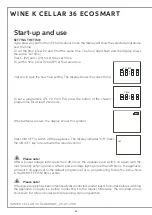 Предварительный просмотр 28 страницы Indel B WINE K CELLAR 36 ECOSMART Instructions For Use Manual