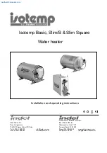 Preview for 1 page of Indel Marine 602421B000003 Installation And Operating Instructions Manual