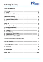 Предварительный просмотр 59 страницы Indel Webasto Marine FR115EL Installation And Usage Instructions