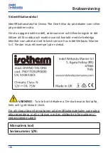 Preview for 190 page of Indel Webasto Marine Isotherm Divino The One Installation And Usage Instructions