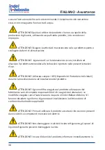 Preview for 34 page of Indel Webasto Marine Isotherm IceDrink White Installation And Usage Instructions