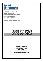 Indel Webasto Marine Isotherm SAFE 10 PLUS Instructions For Use Manual preview