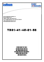 Indel Webasto Marine Isotherm TB31 Instructions For Use Manual preview