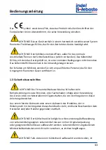 Предварительный просмотр 65 страницы Indel Webasto isotherm BI16 Installation And Usage Instructions