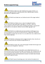 Предварительный просмотр 77 страницы Indel Webasto isotherm BI16 Installation And Usage Instructions